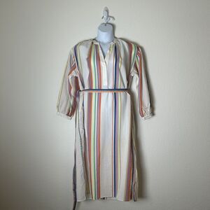 Copied - NWT LEM LEM FOR H&M Womens Kaftan Dress Size M Striped Belted